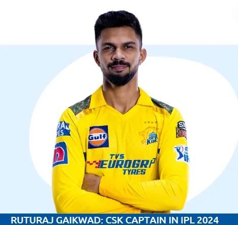 ruturaj gaikwad: csk captain for ipl 2024