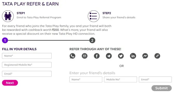 tata sky refer and earn